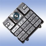 Русифицированная клавиатура для SonyEricsson K610 Silver