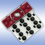 Русифицированная клавиатура для SonyEricsson K660 Red