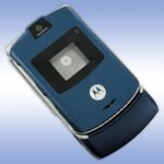 Корпус для Motorola V3 Blue - Original