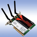 фотография: Беспроводной WiFi адаптер D-Link DWA-547 - PCI